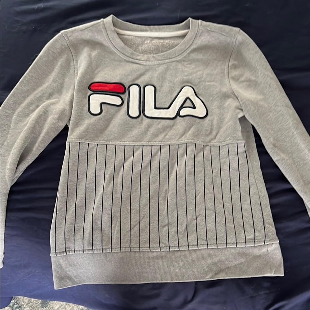 Fila Gray Sweatshirt with Logo